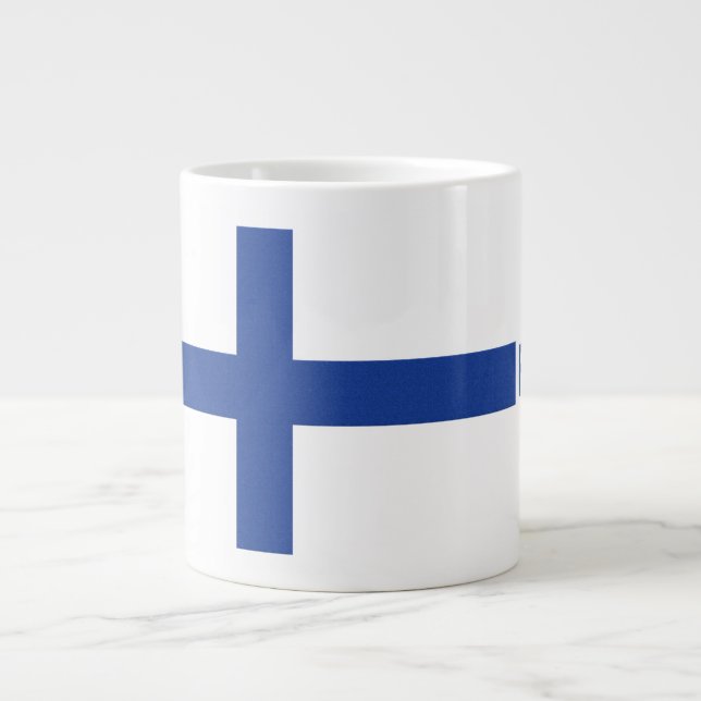 Drapeau finlandais tasses personnalisées (Devant)