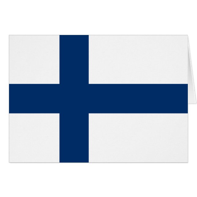 Drapeau Finlande (Devant horizontal)
