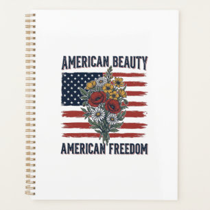 Drapeau Floral de Liberté American Beauty