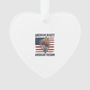 Drapeau Floral de Liberté American Beauty