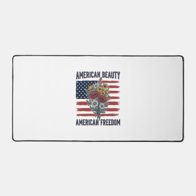 Drapeau Floral de Liberté American Beauty (Recto)