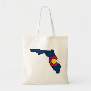 Drapeau Florida Colorado sac fourre-tout réutilisa
