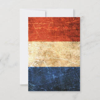 Drapeau français Vintage rayé et usé