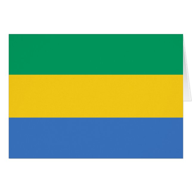 Drapeau Gabon (Devant horizontal)