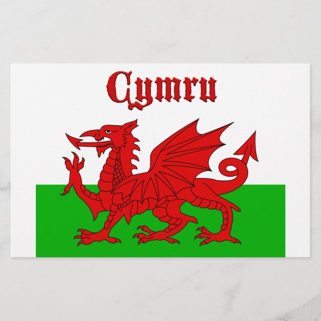 Drapeau gallois Cymru (Devant)