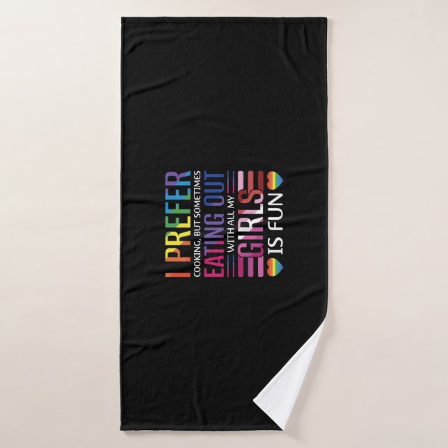 Drapeau gay de la fierté bisexuelle LGBTQ (Serviette de bain)