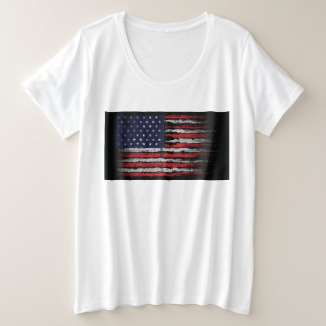 Drapeau Grunge U.S.A (Design devant)