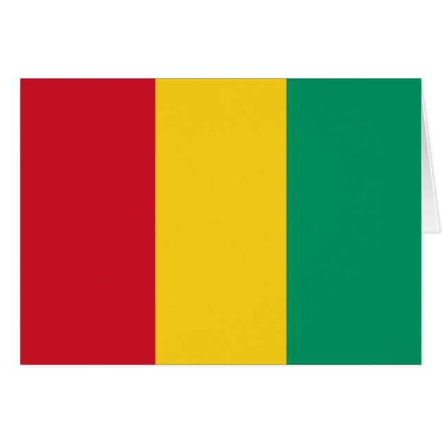 Drapeau Guinée (Devant horizontal)