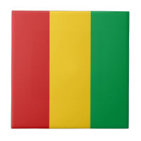 Drapeau Guinée-Conakry Carreaux en céramique