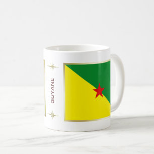 Drapeau Guyane + Plan Mug
