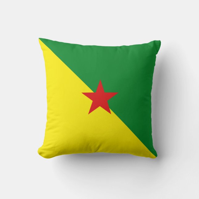 Drapeau Guyane x Coussin drapeau (Recto)