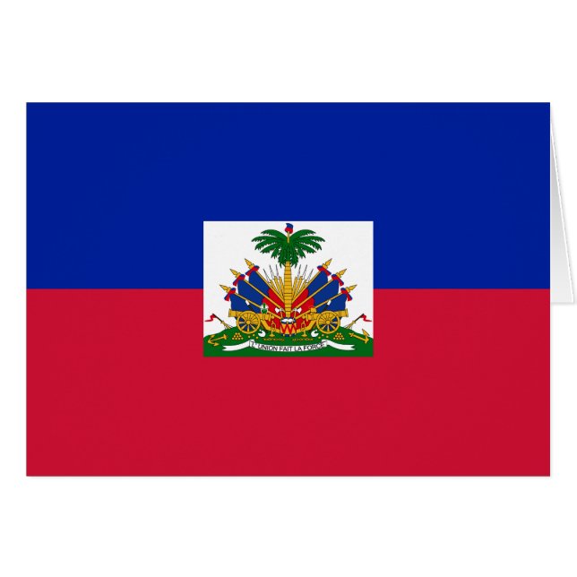 Drapeau Haïti (Devant horizontal)