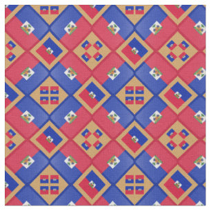Drapeau haïtien et mode haïtienne Tissu GLD