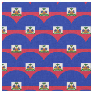 Drapeau haïtien et tissu branché haïtien/mode