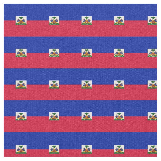 Drapeau haïtien & Haïti Tissu tendance /mode (Fermer)