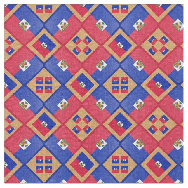 Drapeau haïtien & Tendance Haïti Tissu mode GLD (Fermer)