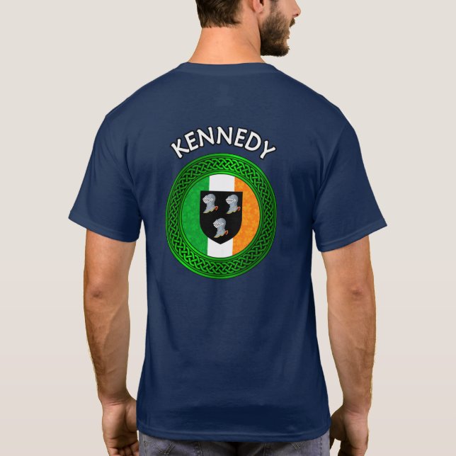 Drapeau irlandais Céltic Knot - Kennedy T-Shirt (Dos)