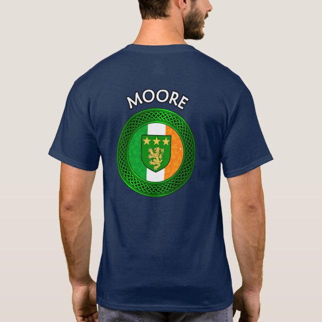 Drapeau irlandais Céltic Knot - Moore T-Shirt (Dos)