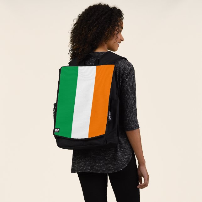 Drapeau Irlande Sac à dos pour adultes (Porté)