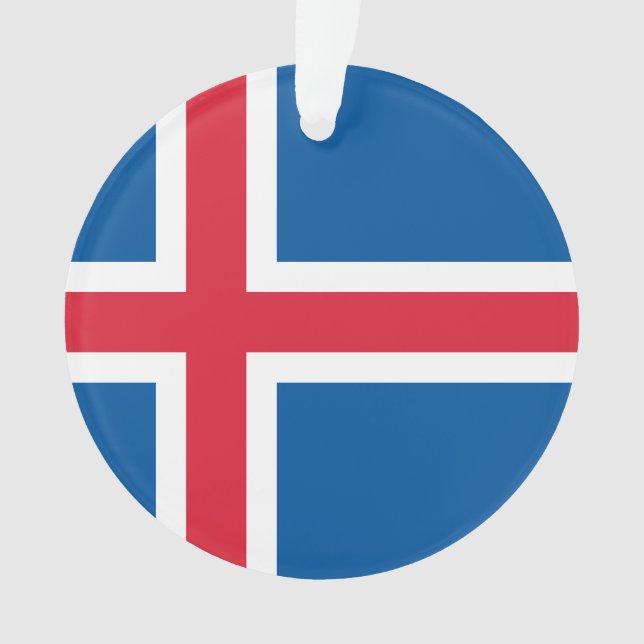 Drapeau Islande - ornement (devant)