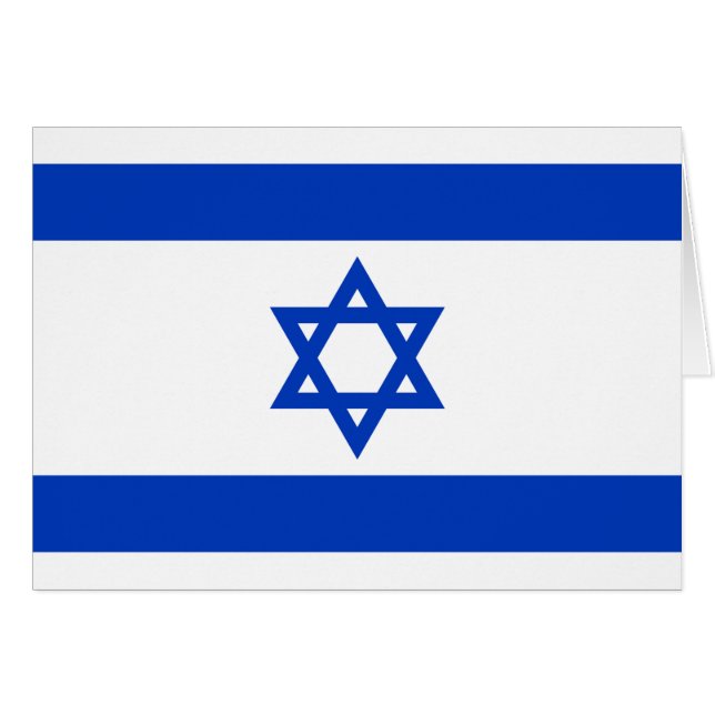 Drapeau Israël (Devant horizontal)