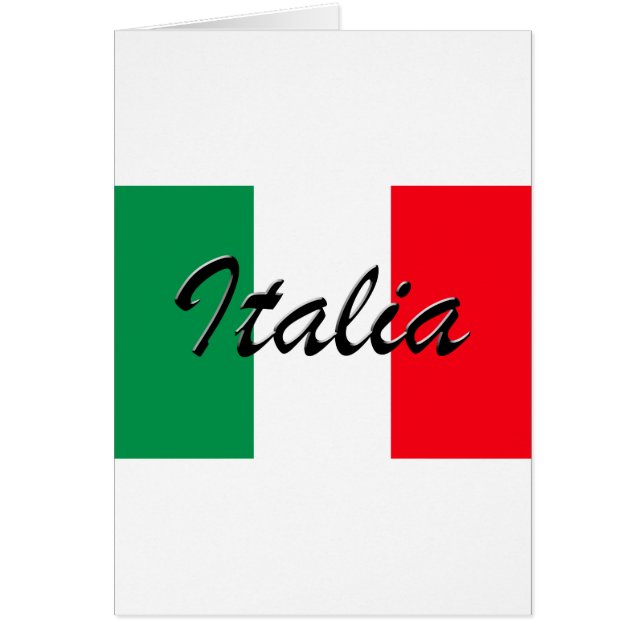 Drapeau Italia - Haute Qualité (Devant)