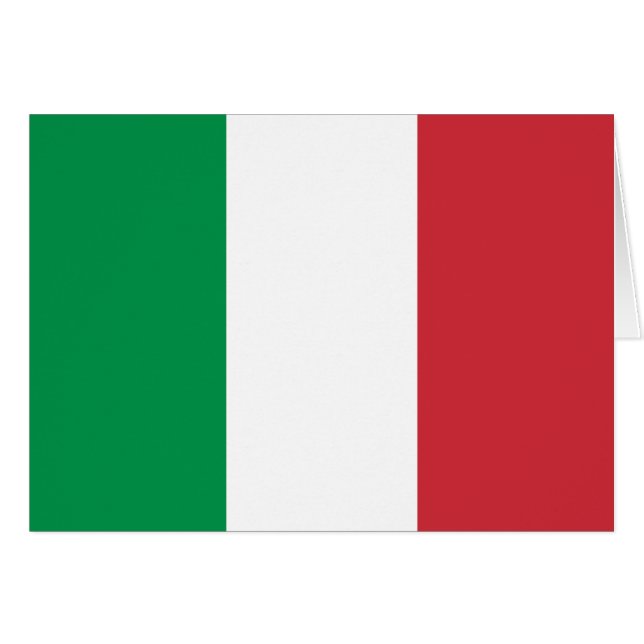 Drapeau Italie (Devant horizontal)