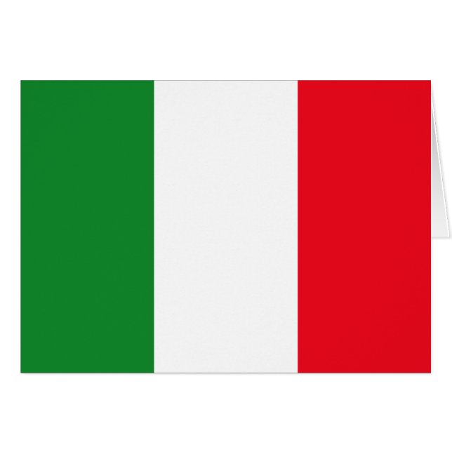 Drapeau Italie (Devant Horizontal)