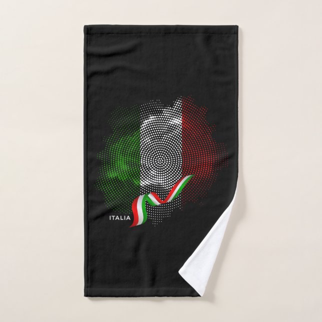 Drapeau italien (Serviette à main)
