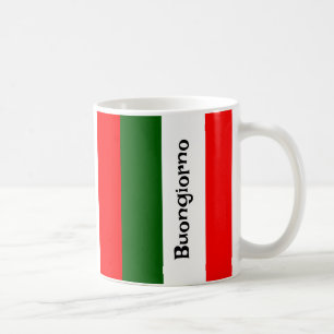 Drapeau italien Design Café Mug