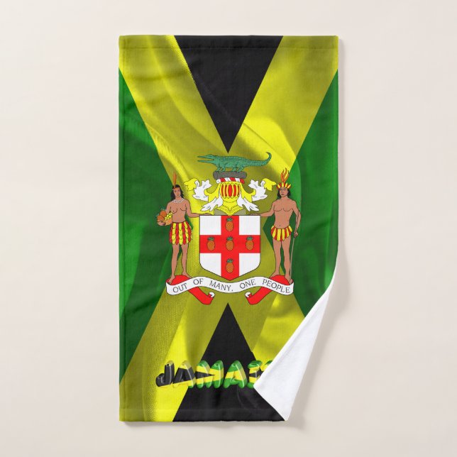 Drapeau jamaïcain (Serviette à main)