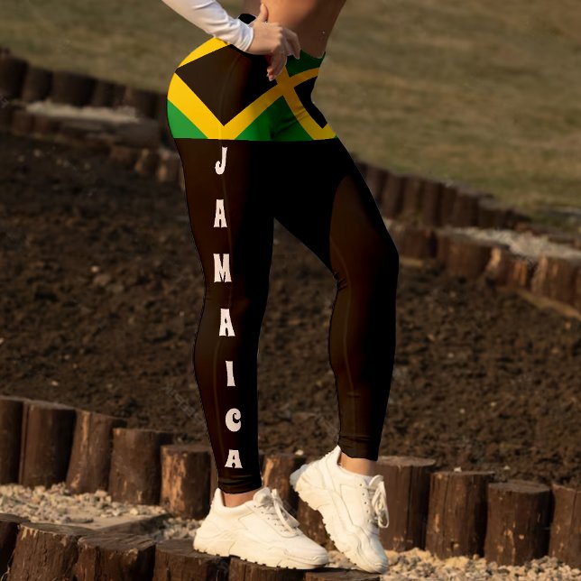 Drapeau jamaïcain Leggings (Jamaican Flag Sports Leggings)
