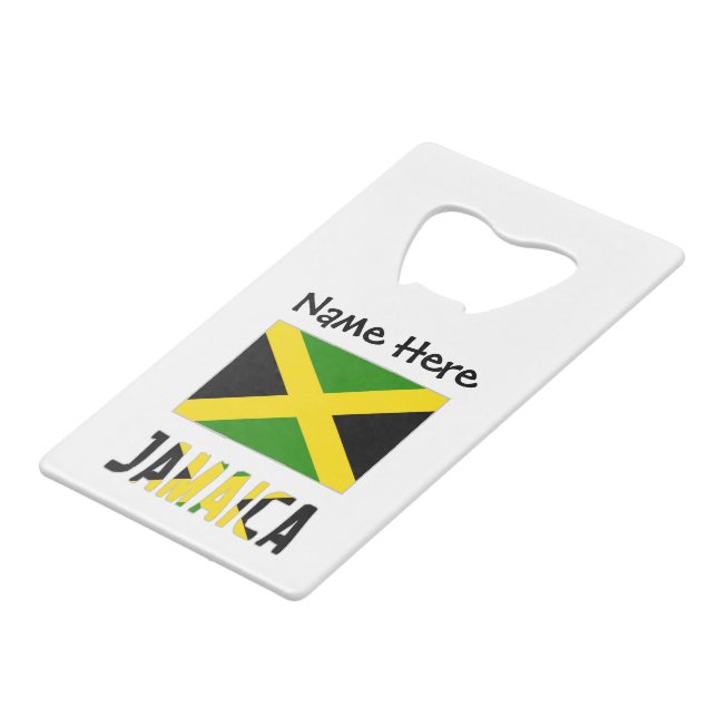 Drapeau jamaïcain personnalisé (Devant Angle)