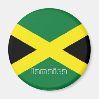 Drapeau jamaïcain souvenir frigo aimant
