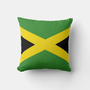 Drapeau jamaïcain sur le Coussin américain MoJo