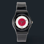 Drapeau japonais & mode japonaise / design montre<br><div class="desc">WATCH (日 本) : Japon & Japon Drapeau design de mode - amour mon pays, voyage, vacances, patriotes / fans de sports</div>