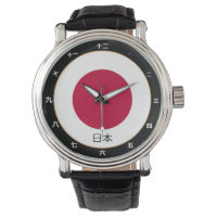 Drapeau japonais & mode japonaise /kanji montre 日 