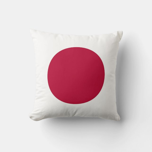 Drapeau japonais sur le Coussin américain MoJo (Recto)