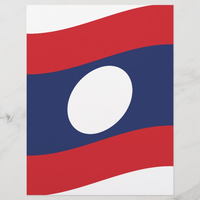 Drapeau Laos (Devant)
