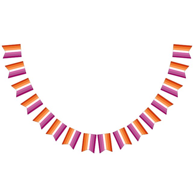 Drapeau lesbienne Bannière de Bunting Parti LGBT (Tout)
