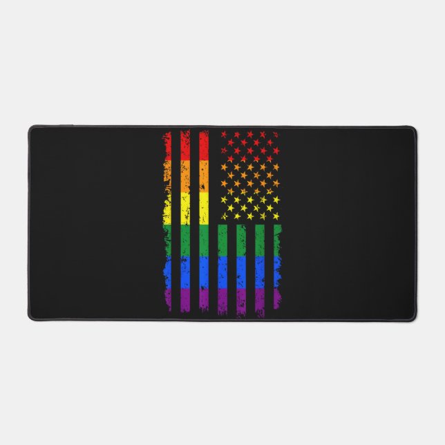 Drapeau LGBT Mois de la fierté gay Transgenre (Recto)