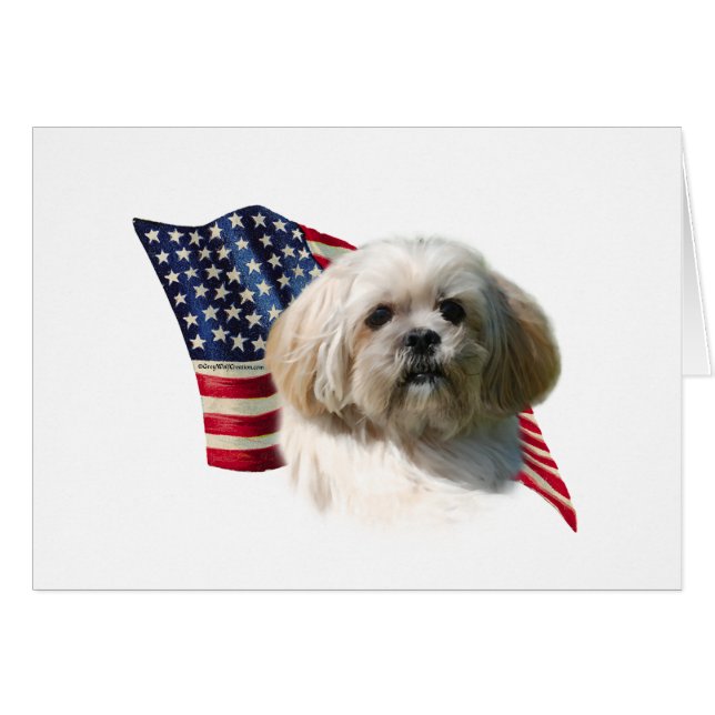 Drapeau Lhasa Apso (Devant horizontal)