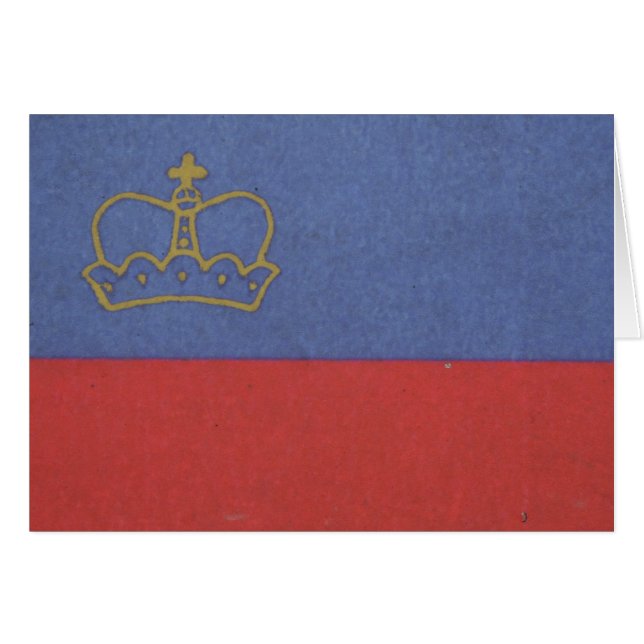 drapeau liechtenstein (Devant horizontal)