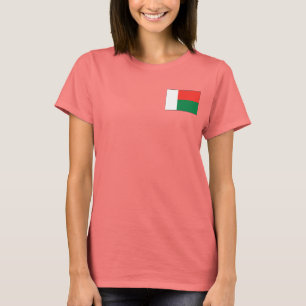 Drapeau Madagascar + Carte T-shirt