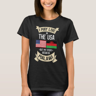 Drapeau malawien du Malawi T-shirt cadeau pour les