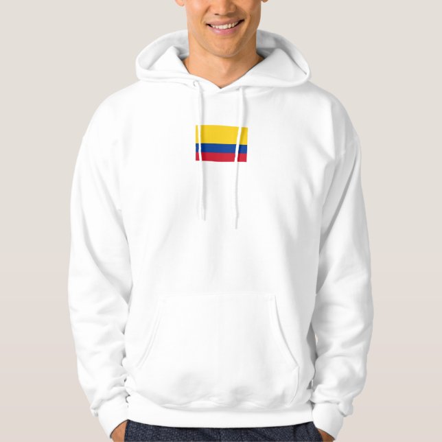 Drapeau mâle de Colombie Sweat - shirt à capuche (Devant)