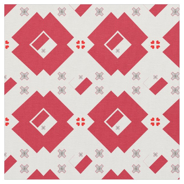Drapeau maltais et tissu tendance maltais/mode (Fermer)