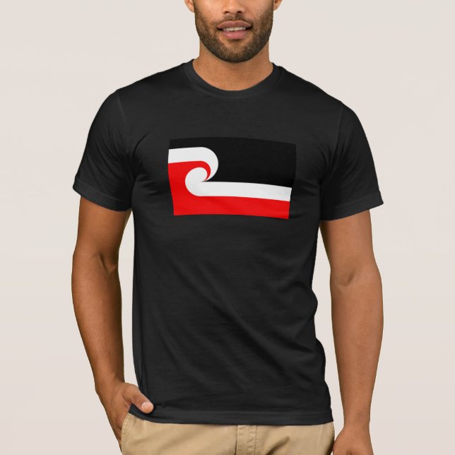 Drapeau Maori Nouvelle-Zélande T-shirt (Devant)