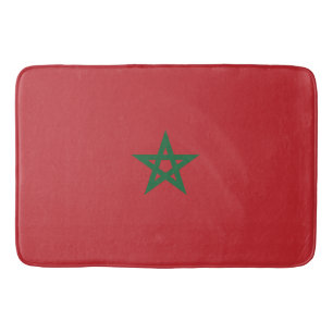 Drapeau Maroc Tapis de bain