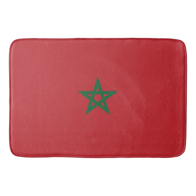 Drapeau Maroc Tapis de bain (Devant)